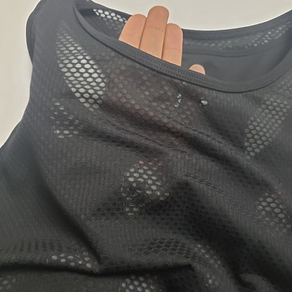 Torrid Black Skull Flames Sports Bra Size XXL Mesh - Picture 5 of 14